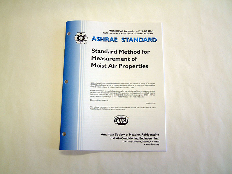 Measurement of Moist Air Properties.