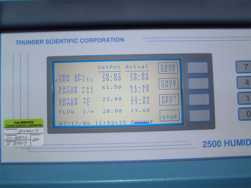 Stable Reading at 23.0 °C.