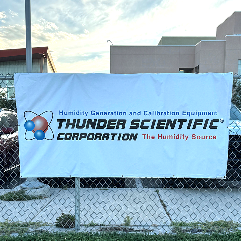 Thunder  sponsorship banner.